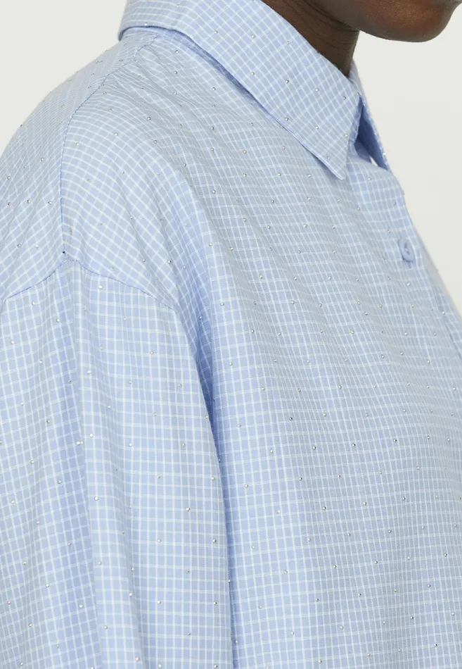 Women Sisters Point Shirts and Blouses GILMASH2 Light Blue Check