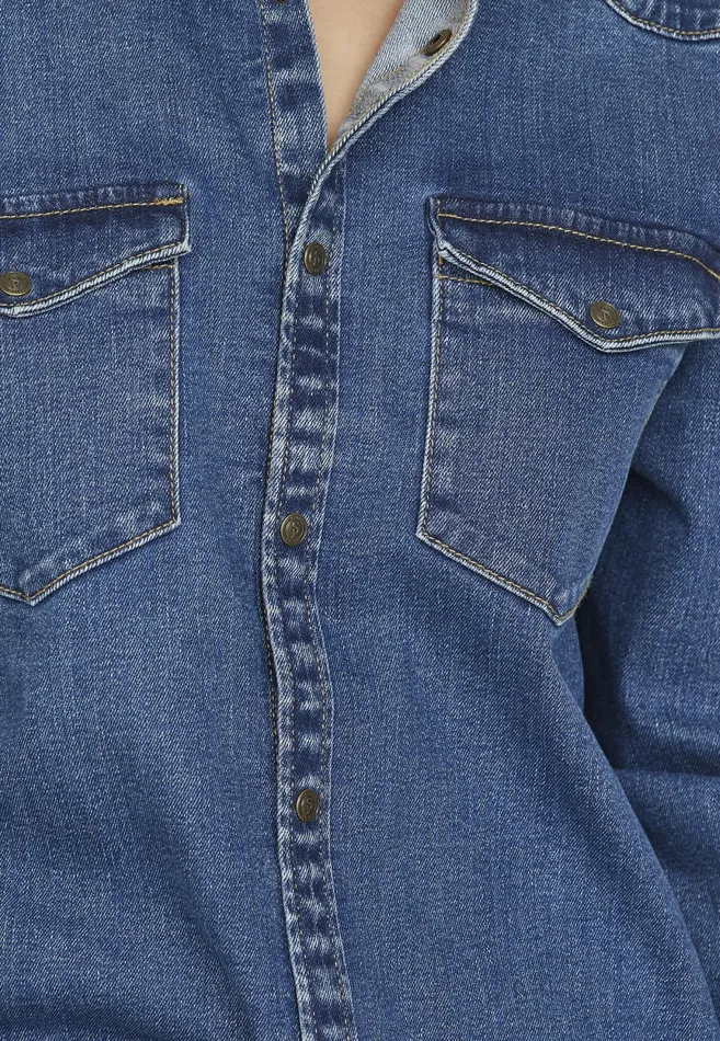 Women Sisters Point Shirts and Blouses OSASH2 Mid Blue Wash