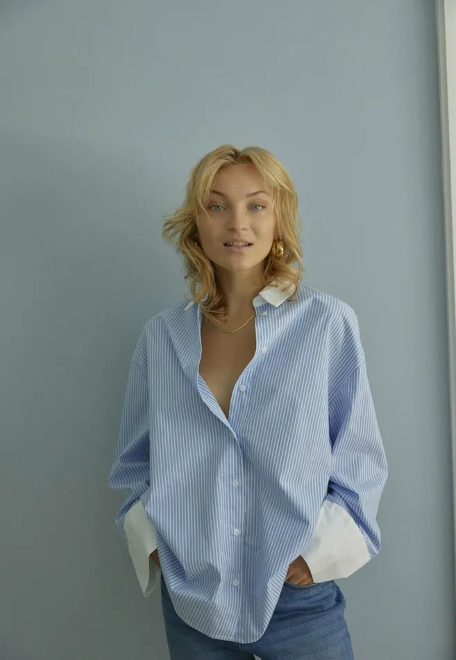 Women Sisters Point Shirts and Blouses VISKASH Bluewhite