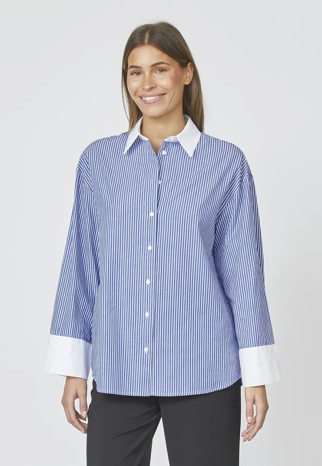 Women Sisters Point Shirts and Blouses VISKASH D Bluewhite
