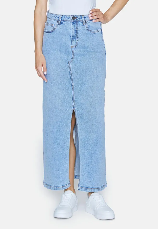 Women Sisters Point Skirts OLIALSK L Blue Wash