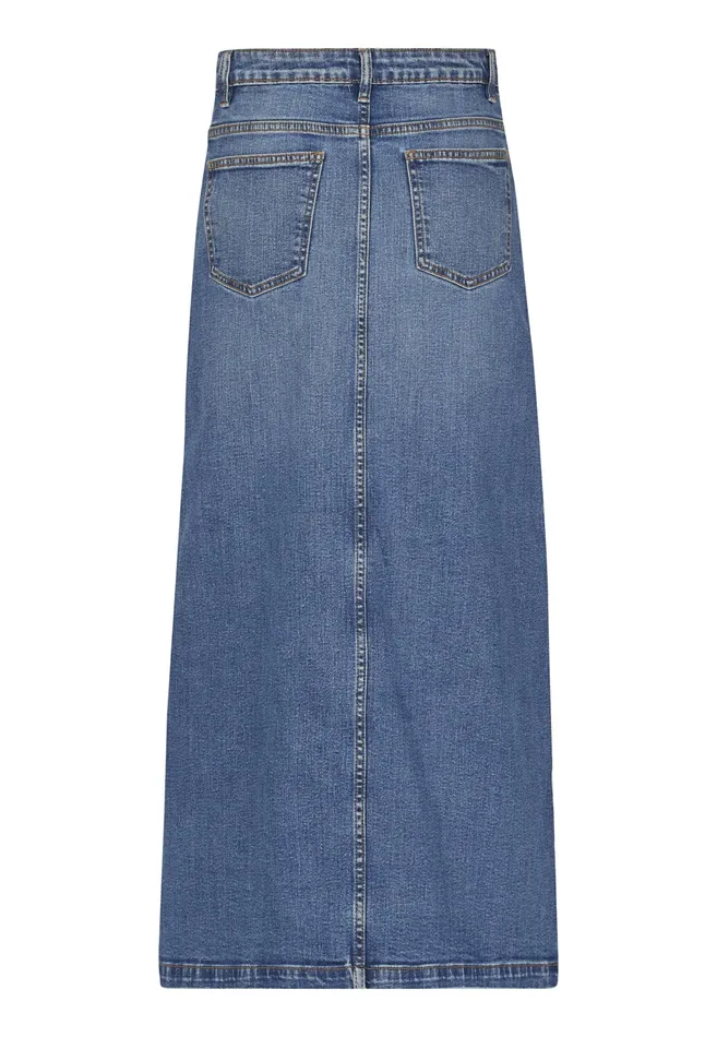 Women Sisters Point Skirts OLIALSK3 Mid Blue Wash