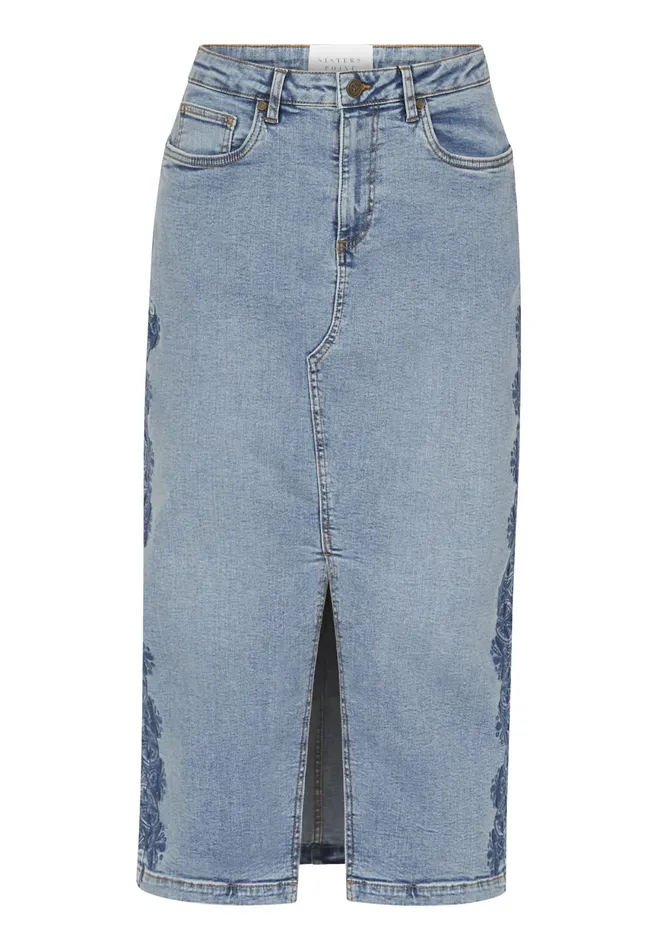 Women Sisters Point Skirts OLIASK3 L Blue Washnavy