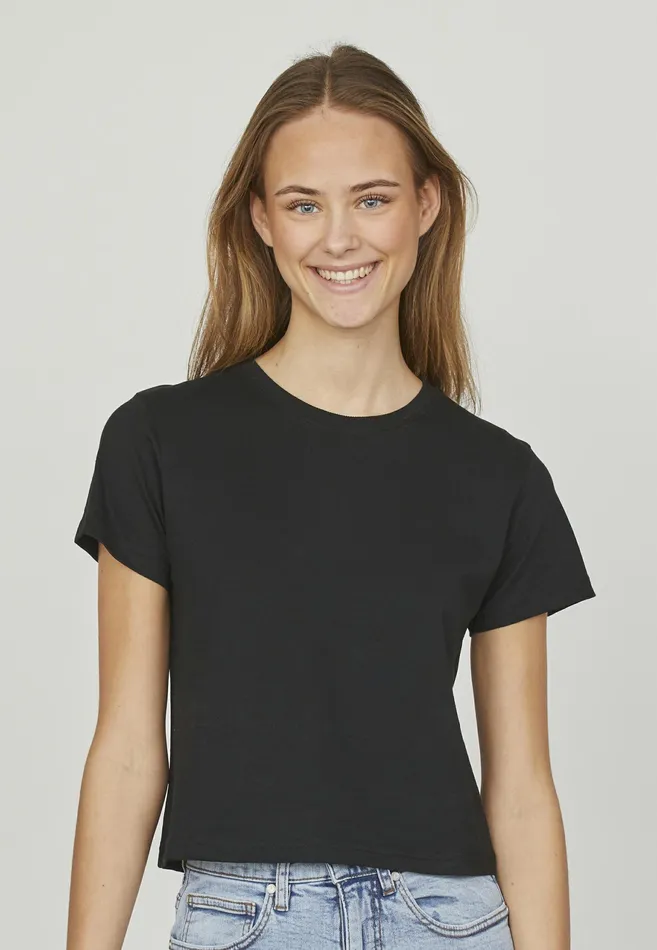 Women Sisters Point Tshirts HEDACROP Black