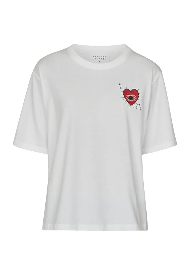 Women Sisters Point Tshirts HEDALOOSESS5 Whiteheart