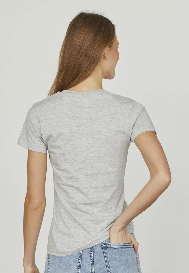 Women Sisters Point Tshirts HEDASS1 L Grey Mel