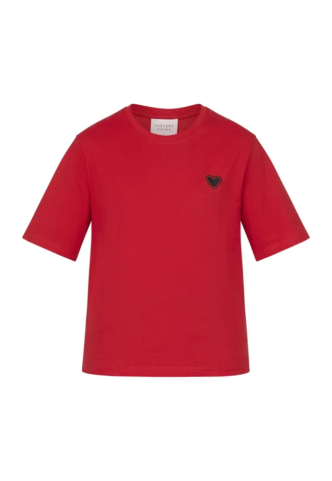 Women Sisters Point Tshirts HEKALOOSESS Rubyblack