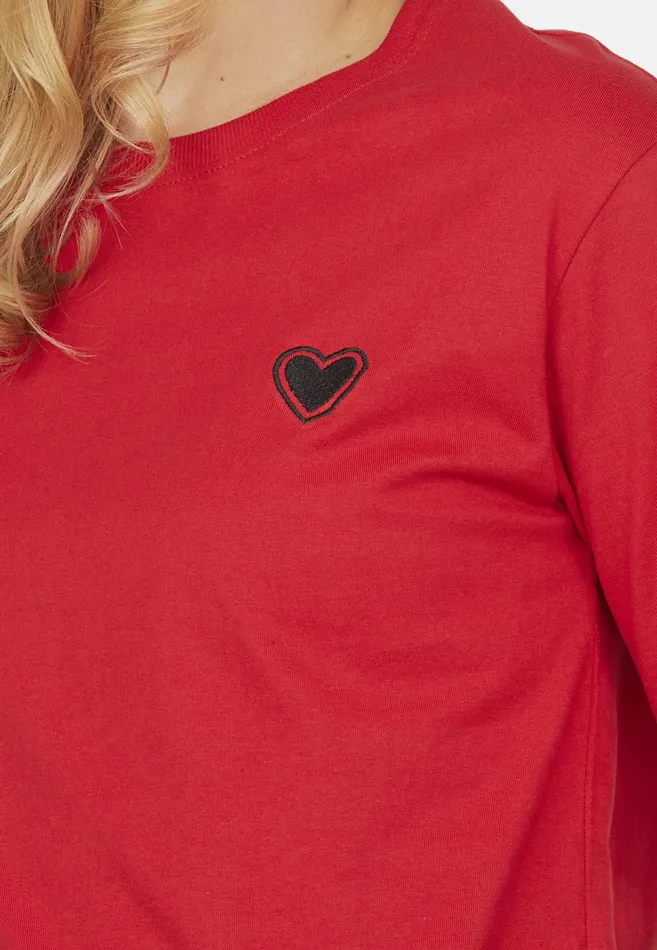 Women Sisters Point Tshirts HEKALOOSESS Rubyblack