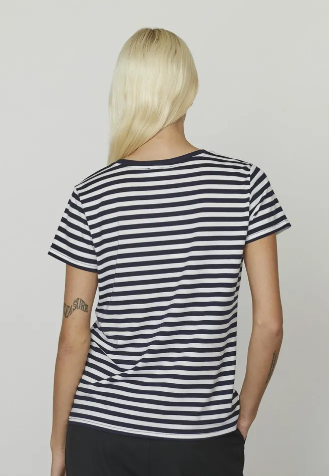 Women Sisters Point Tshirts HICOSS1 Creamnavy