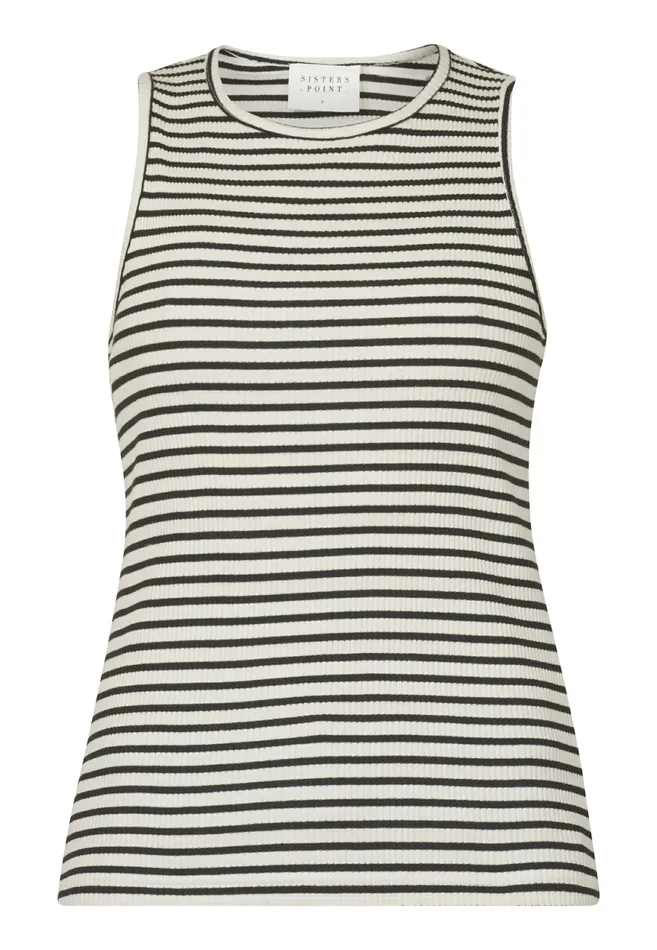 Women Sisters Point Tops EIKETASTR Creamblack