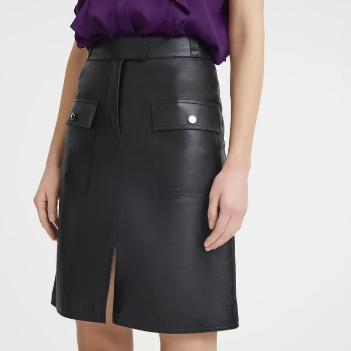 Women Skirt Black Longchamp Dresses and Skirts