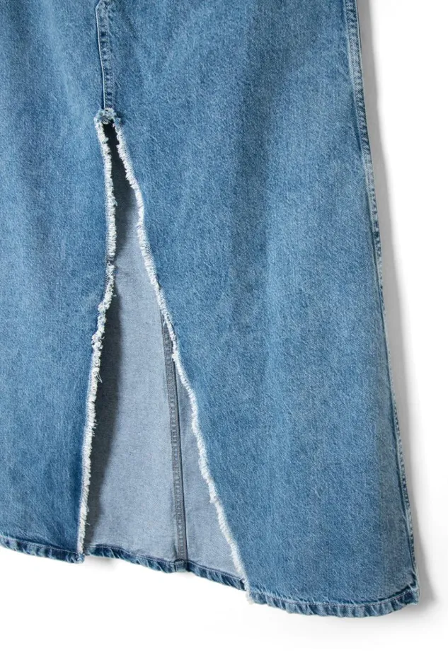 Women Skirts Damson Madder Kaia Denim Maxi Skirt