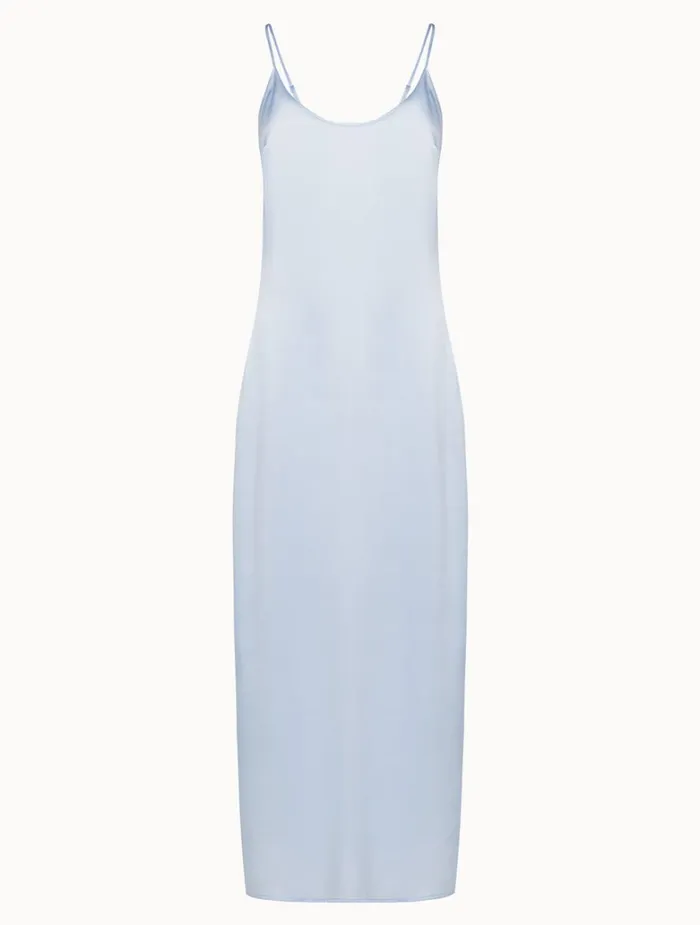Women Slips and Dresses La Perla Azure Silk Long Slip