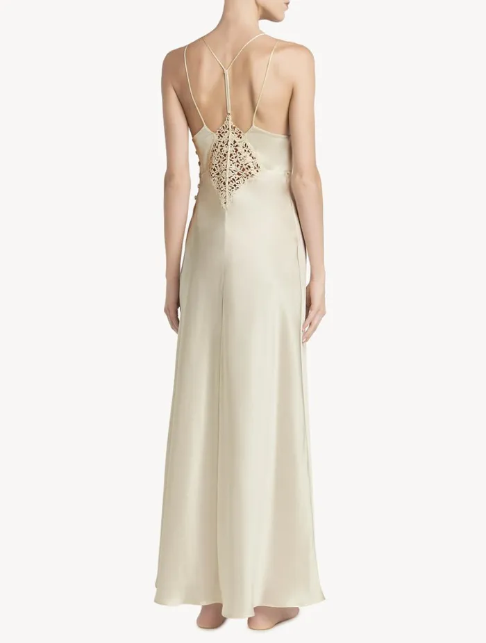 Women Slips and Dresses La Perla White Long Nightdress