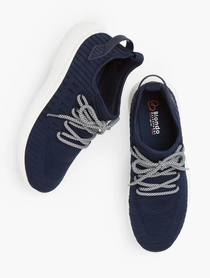 Women Sneakers Talbots Kamie Waterproof Sneakers Navy