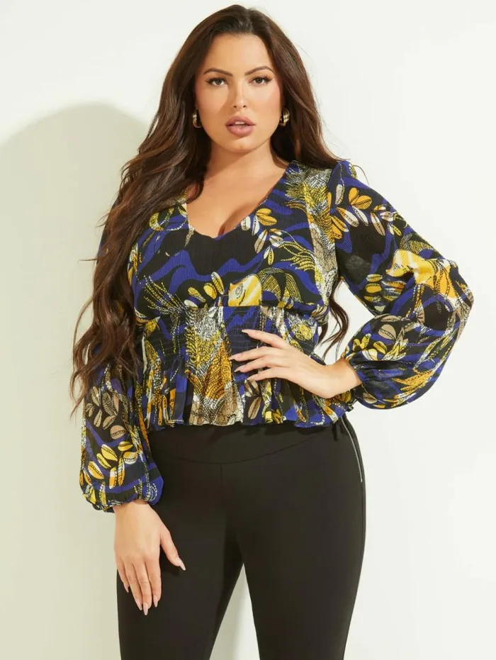 Women Sonora Top Aquarius Print Marciano Tops And Sweaters