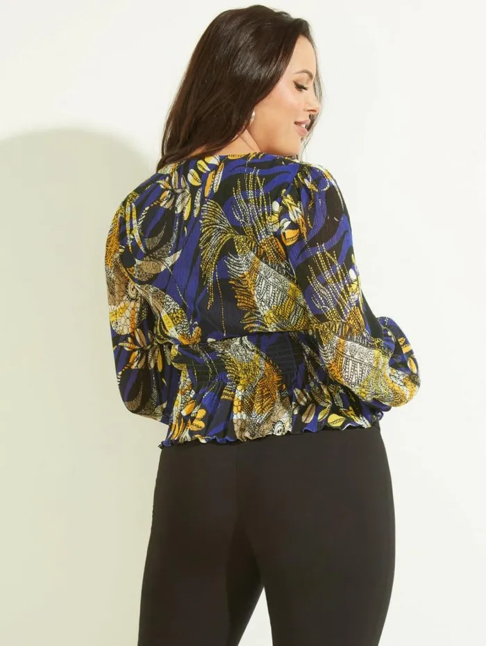 Women Sonora Top Aquarius Print Marciano Tops And Sweaters Women Sonora Top Aquarius Print Marciano Tops And Sweaters