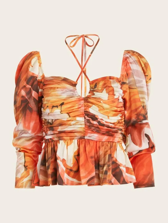 Women Speakeasy Top Dreamer Print Marciano Tops And Sweaters