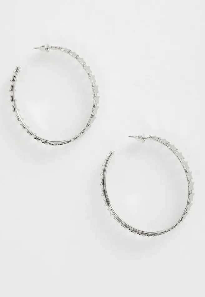 Women Star Hoop Earrings Maurices Jewelry