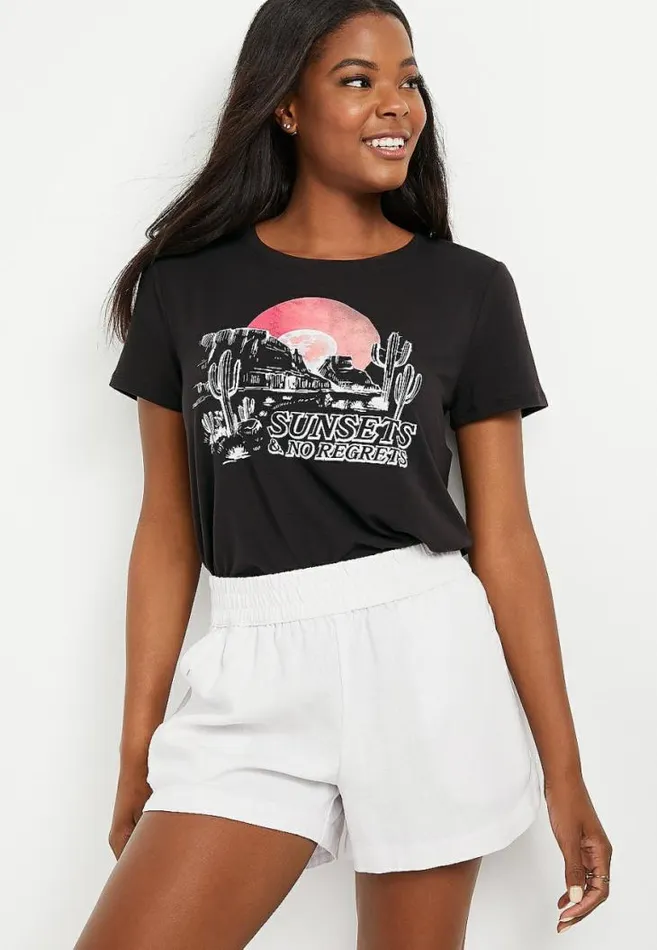 Women Sunsets Graphic Tee Maurices Tops
