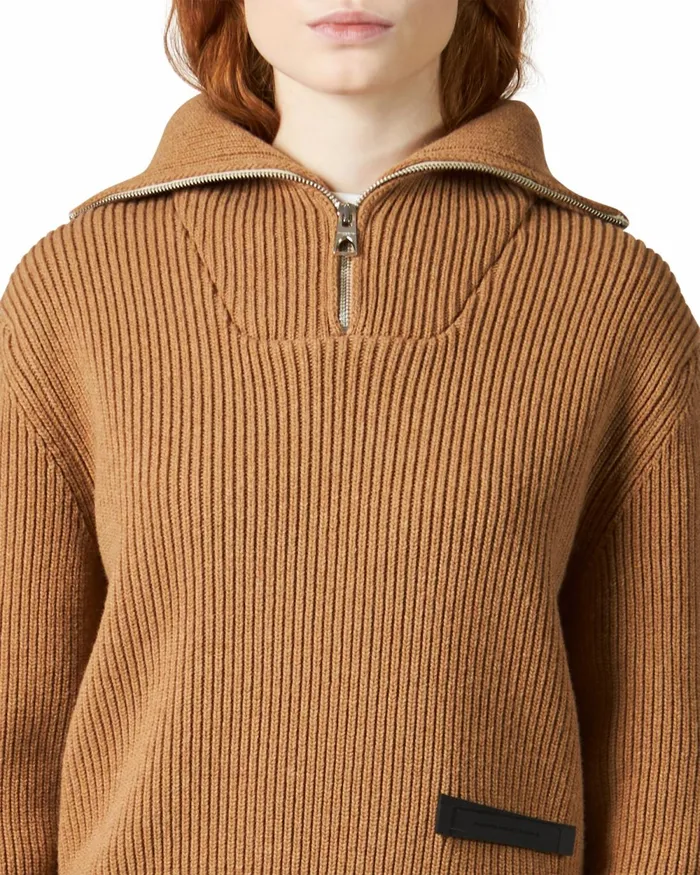 Women Sweater 8211 Beige Paris Philippe Model Paris Knitwear And Sweatshirts
