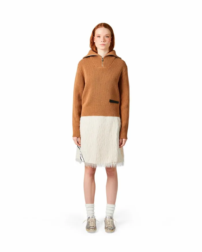 Women Sweater 8211 Beige Paris Philippe Model Paris Knitwear And Sweatshirts