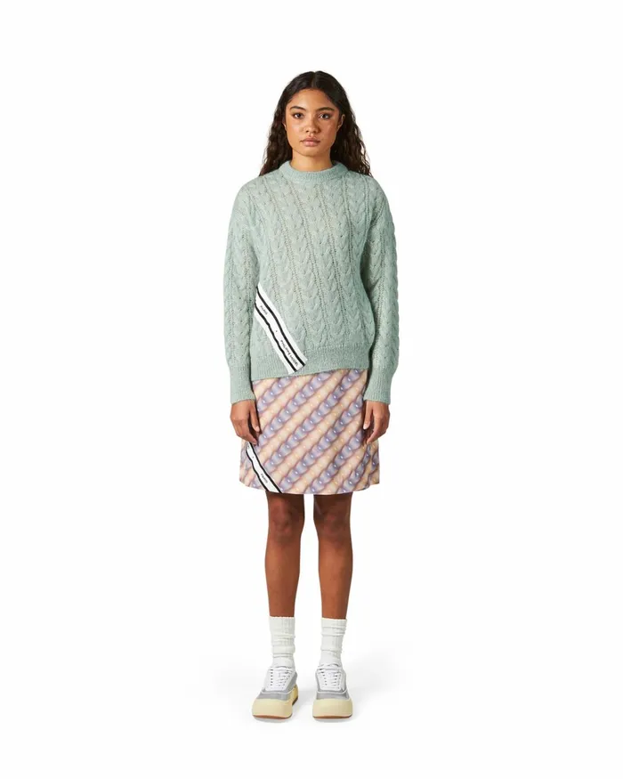 Women Sweater 8211 Green Paris Philippe Model Paris Knitwear And Sweatshirts