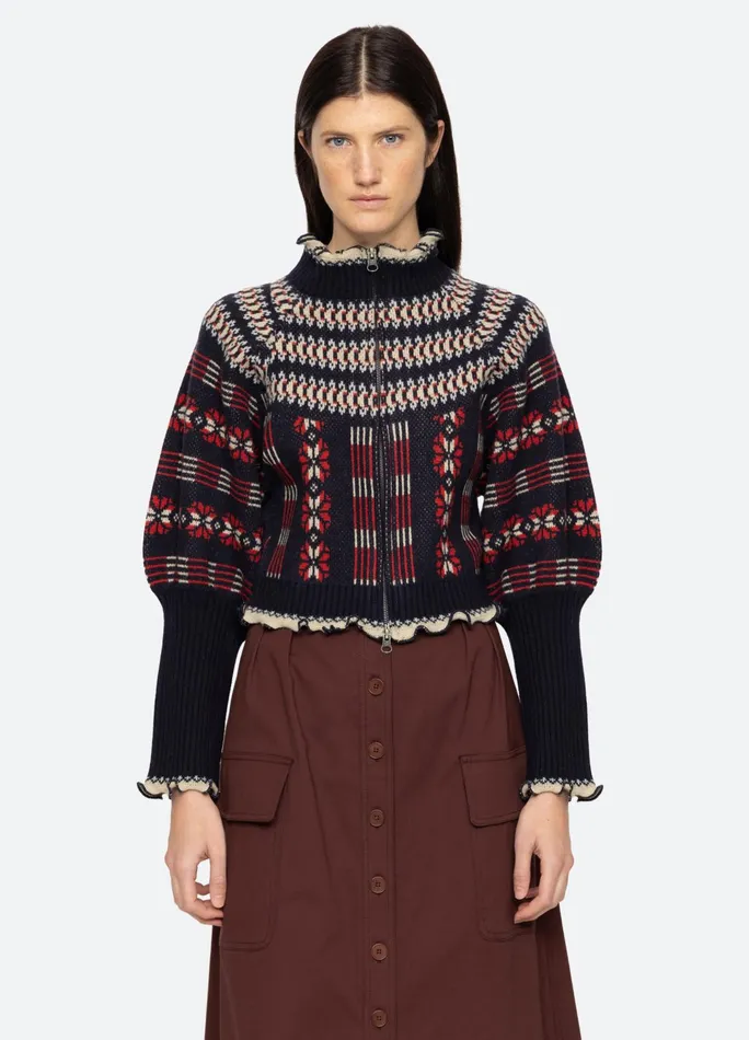 Women Sweaters Sea New York Ayla Cardigan Multi