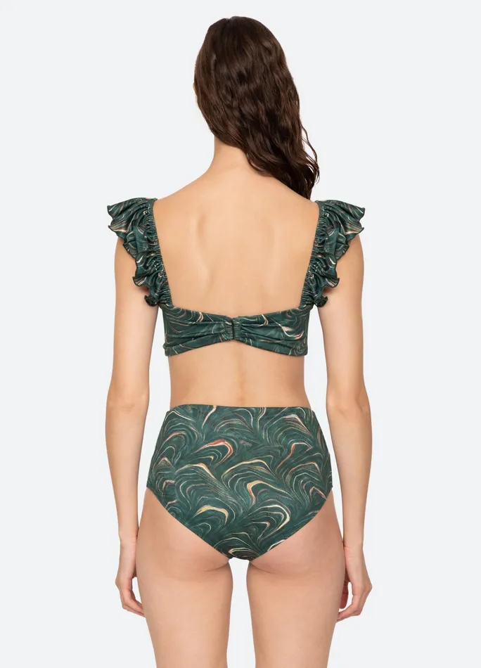 Women Swimwear Sea New York Amara Bikini Top Green