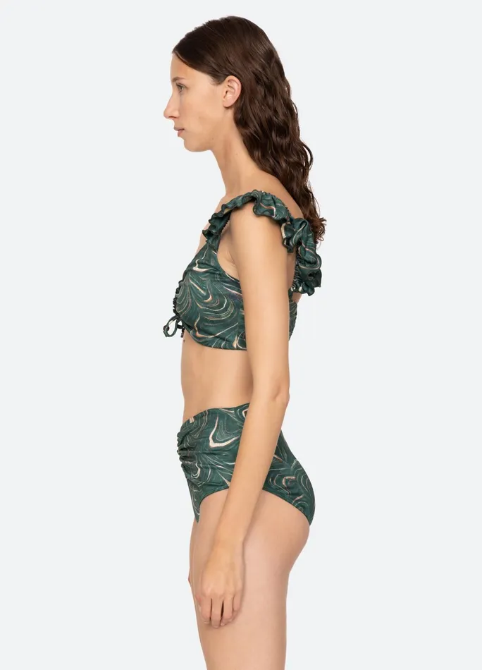 Women Swimwear Sea New York Amara Bikini Top Green