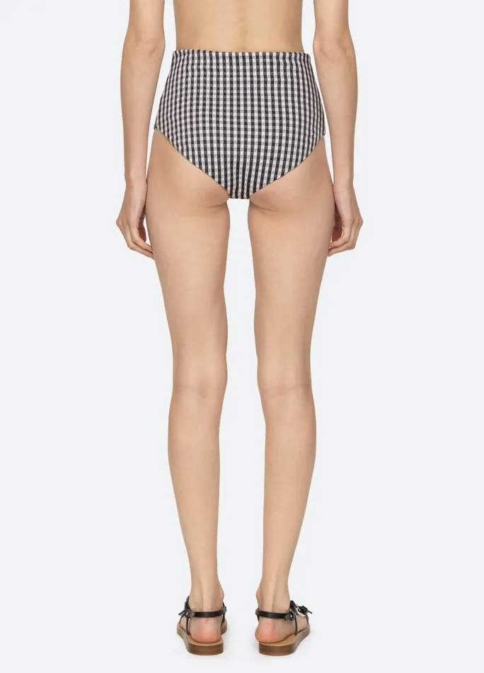 Women Swimwear Sea New York Pucker Bikini Bottom Multi