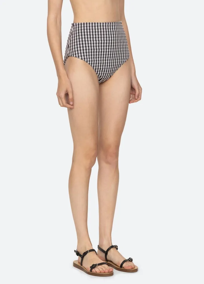 Women Swimwear Sea New York Pucker Bikini Bottom Multi