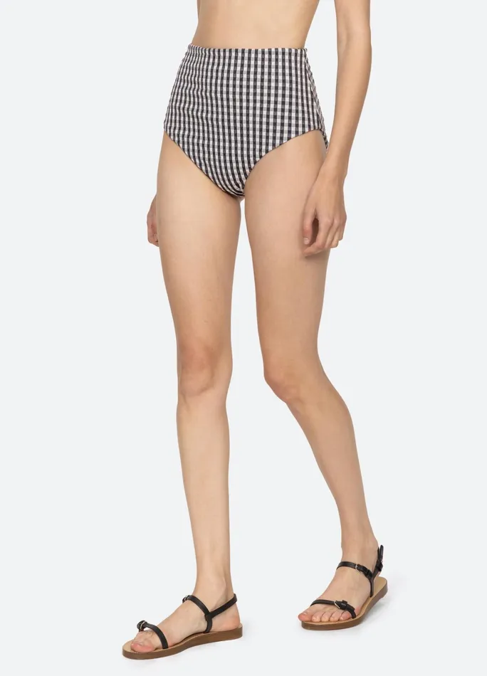 Women Swimwear Sea New York Pucker Bikini Bottom Multi