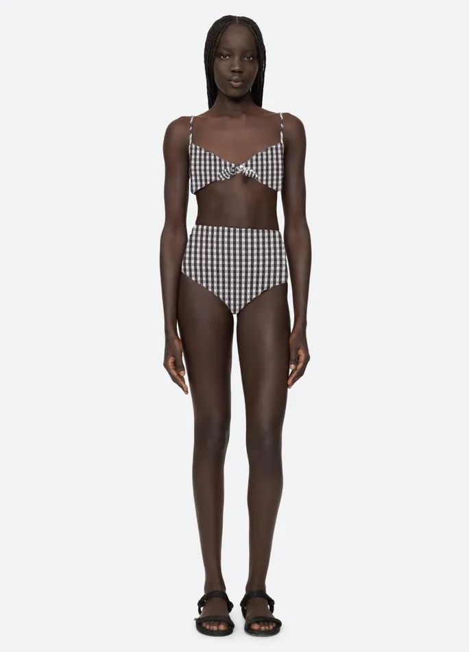 Women Swimwear Sea New York Pucker Bikini Bottom Multi