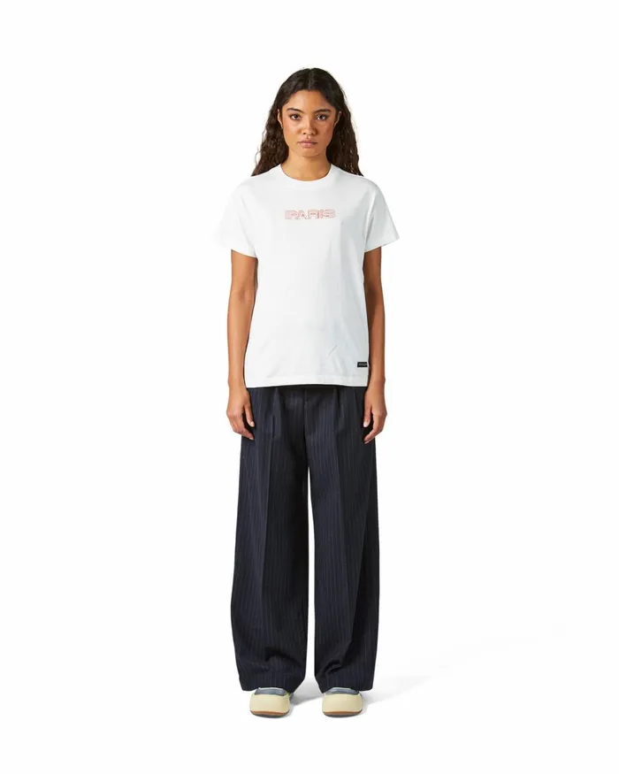 Women TShirt 8211 White Paris Philippe Model Paris TShirts And Shirts