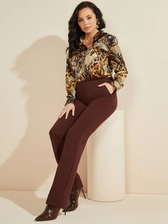 Women The Essence Blouse Leopard Lines Marciano Tops And Sweaters Women The Essence Blouse Leopard Lines Marciano Tops And Sweaters