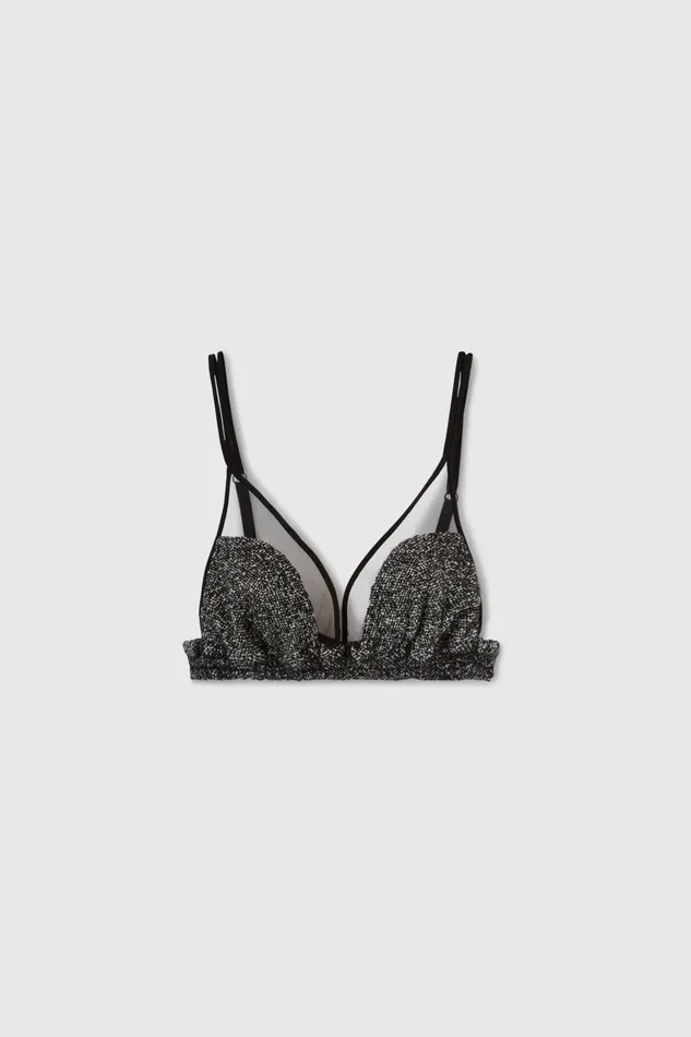 Women Tops and Shirts Ermanno Scervino Deconstructed Bra With Transparent Effect Print Women Tops and Shirts Ermanno Scervino Deconstructed Bra With Transparent Effect Print