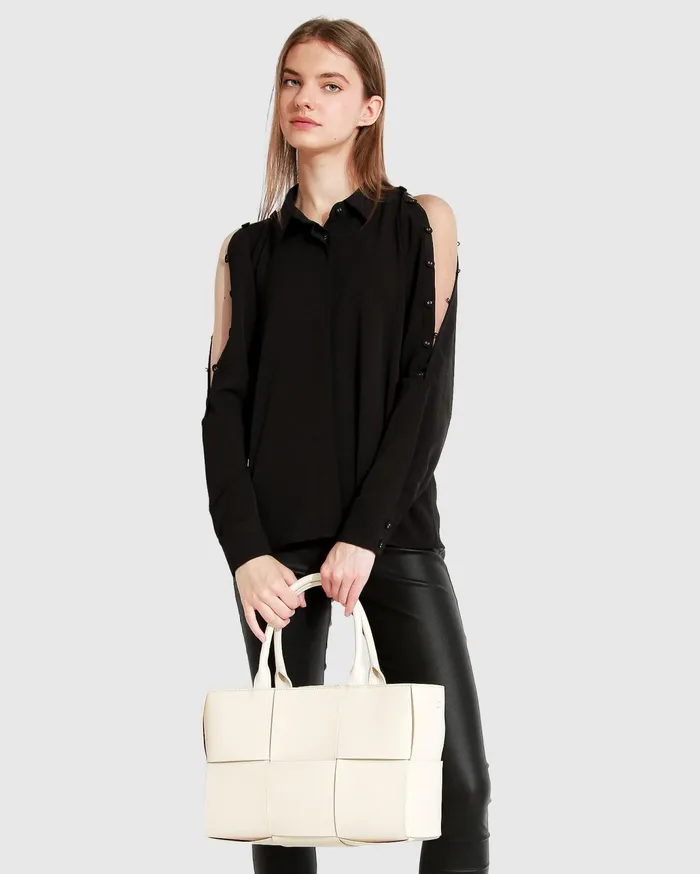 Women Tops Belle and Bloom Made With Love Shirt 8211 Black