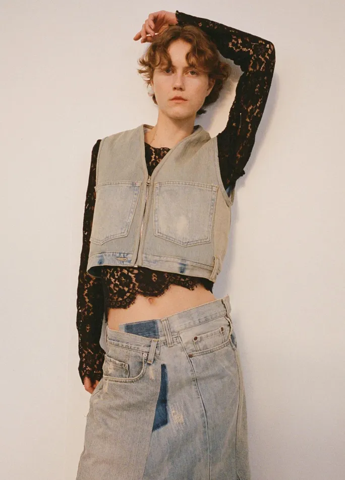 Women Tops Sea New York Alba Vest Blue