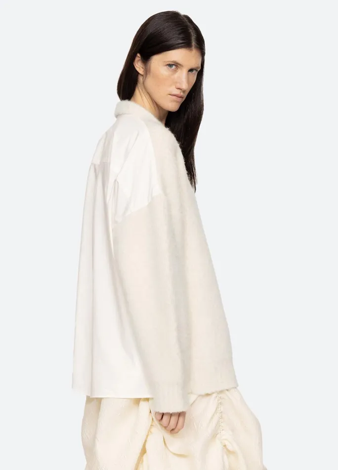 Women Tops Sea New York Devana Knit Top White