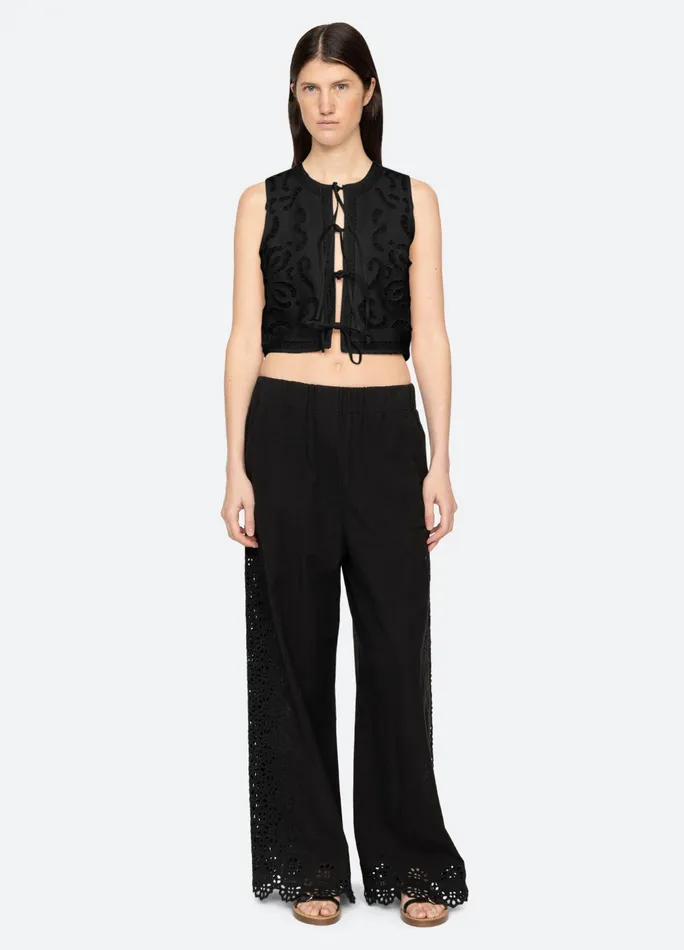 Women Tops Sea New York Edith Vest White