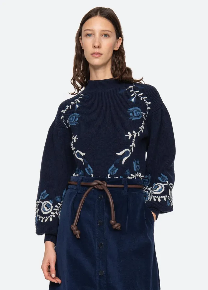Women Tops Sea New York Inga Sweater Navy
