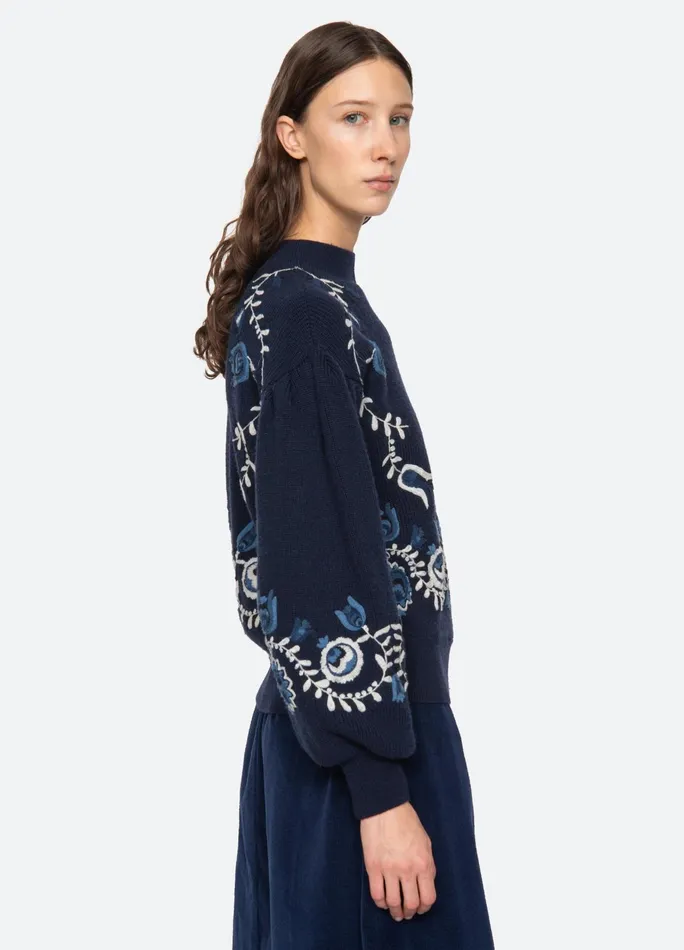 Women Tops Sea New York Inga Sweater Navy