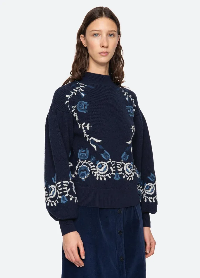 Women Tops Sea New York Inga Sweater Navy
