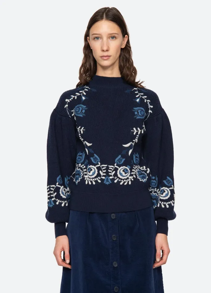 Women Tops Sea New York Inga Sweater Navy