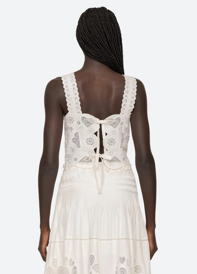 Women Tops Sea New York Jeanetta Top White