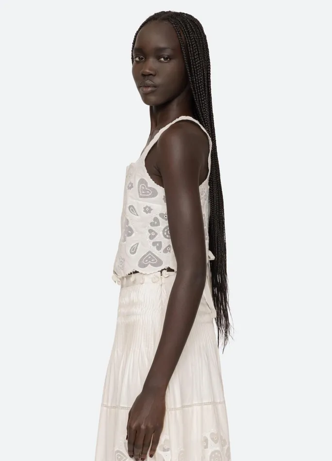 Women Tops Sea New York Jeanetta Top White