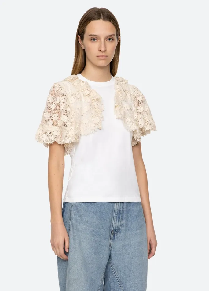 Women Tops Sea New York Kristeen Top White