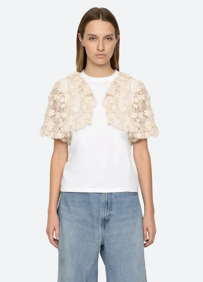 Women Tops Sea New York Kristeen Top White