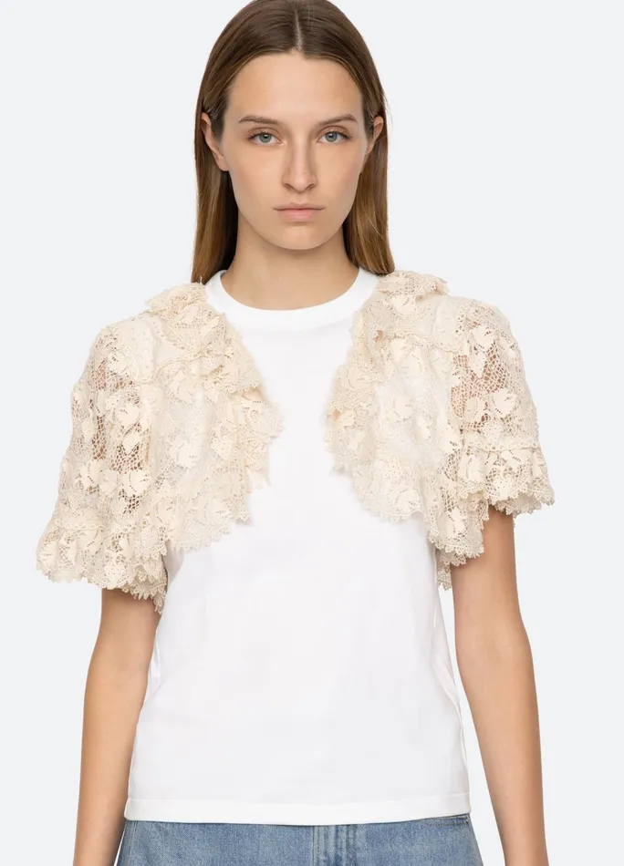 Women Tops Sea New York Kristeen Top White